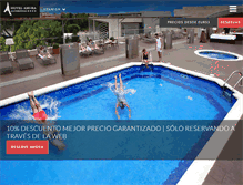 Tablet Screenshot of hotelamura.com
